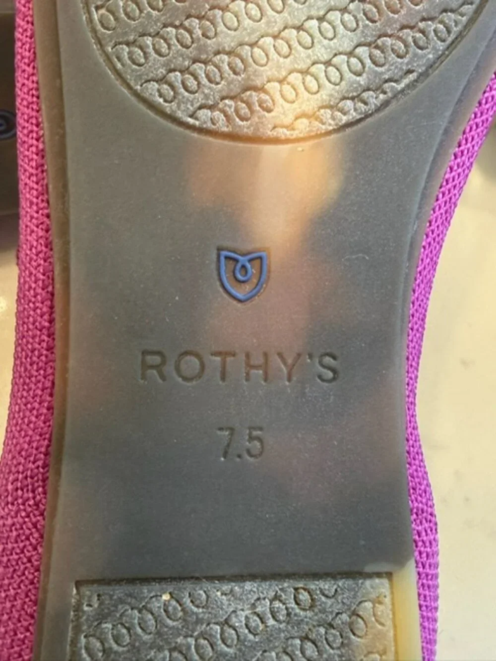 Rothy's The Square Mary Jane flats in Wild Orchid, size 7 1/2 - Picture 3 of 3